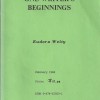One Writer’s Beginnings
