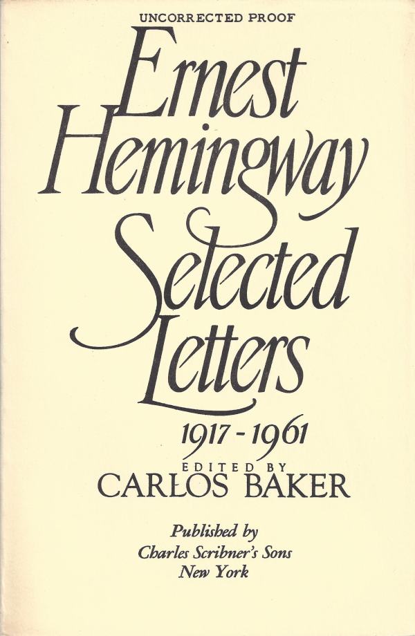 Selected Letters 1917-1961