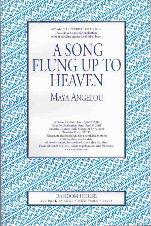 A Song Flung Up to Heaven