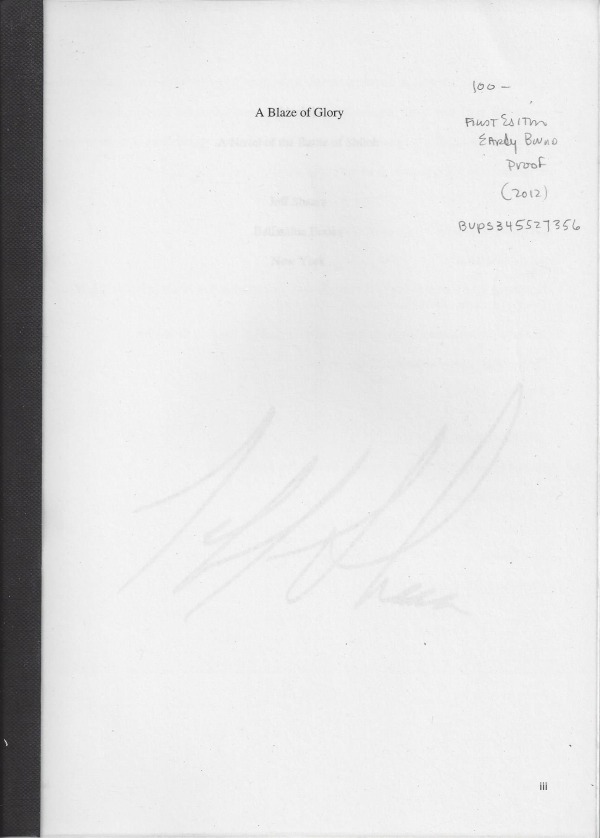 A Blaze of Glory: A Novel of the Battle of Shiloh