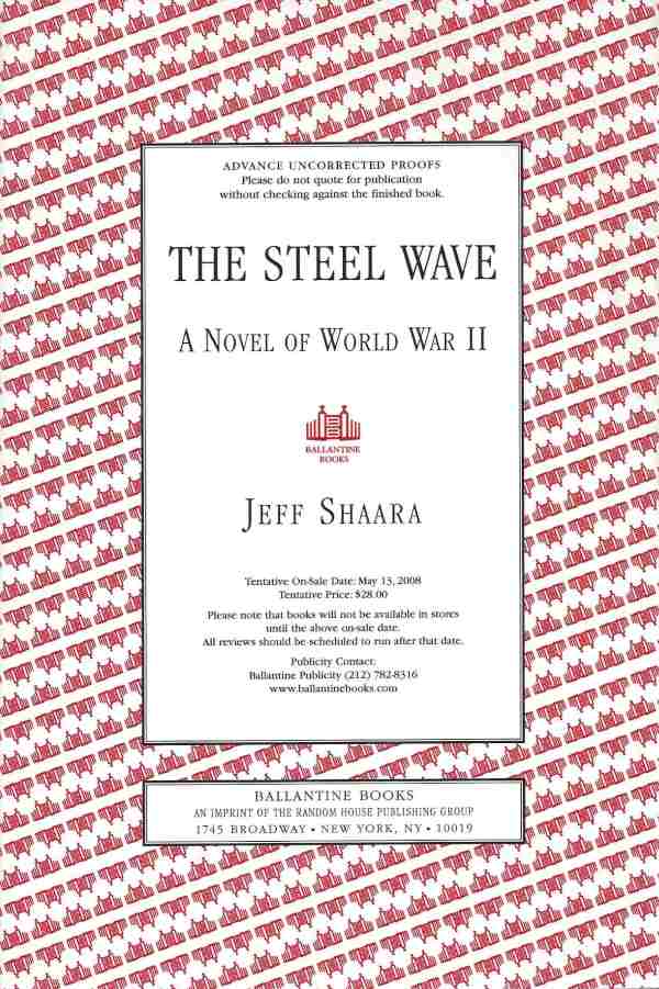 The Steel Wave: A Novel of World War II